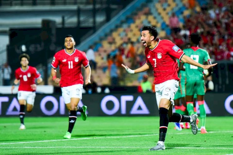 منتخب الفراعنة في صدارة مجموعته بعد فوزه على بوركينافاسو في تصفيات مونديال 2026م