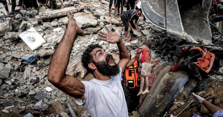 210 شهداء في قصف مخيم النصيرات اليوم