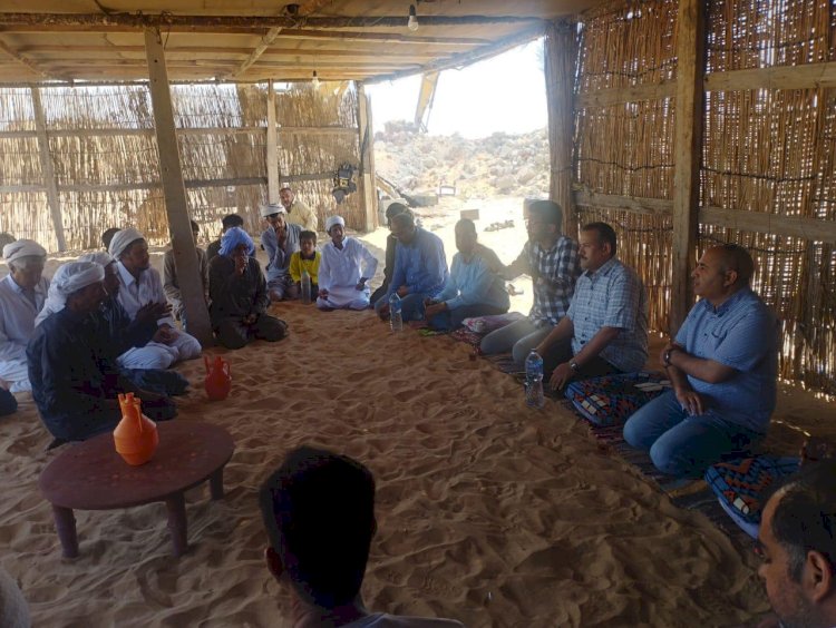 بحوث الصحراء يوجه  قوافل ارشادية لتحقيق التنمية الزراعية في الاراضي الصحراوية بسيناء