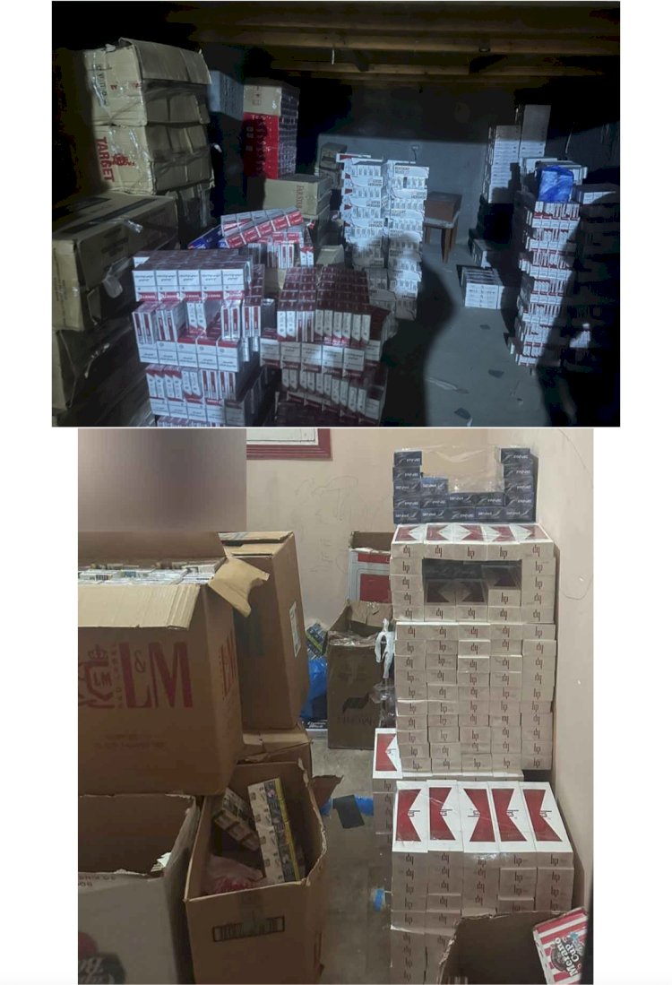 ضبط مالكي مخزنيين وبحوزتهما"٦٧"الف عبوة سجائر مجهولة المصدر