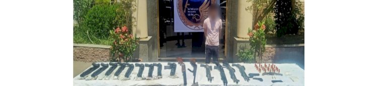 ضبط تاجر اسلحة بالجيزة