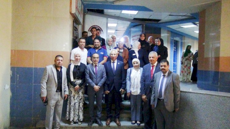 افتتاح احدث  معمل تحاليل  بمستشفى القلب والصدر الجامعي بالمنيا الجديدة