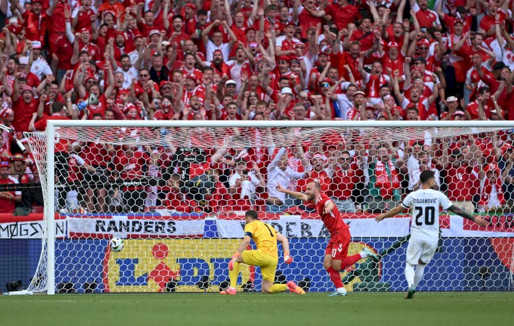 الدنمارك يتعادل إيجابيا مع سلوفينيا في كأس الأمم الأوروبية يورو 2024