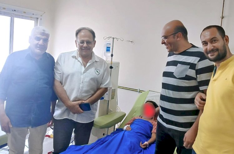 اول جلسة غسيل كلوي للاطفال بمستشفي سوهاج العام