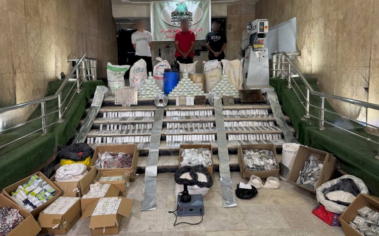 ضبط اخطر تشكيل عصابي لتصنيع المواد المخدرة وبحوزته المضبوطات التي قدرت ب"٦١٦" مليون جنيه بالغربية