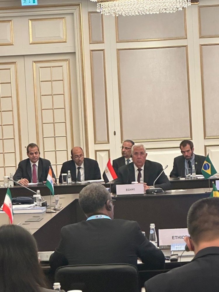 "القصير"امام البريكس :مصر تبنت التنمية الزراعية المستدامة بمفهومها الحقيقي
