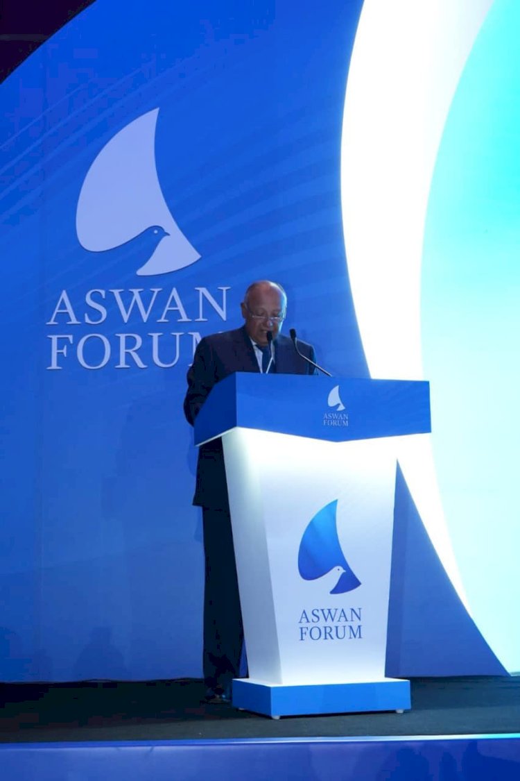 وزير الخارجية يفتتح النسخة الرابعة من منتدى أسوان للسلام والتنمية المستدامين