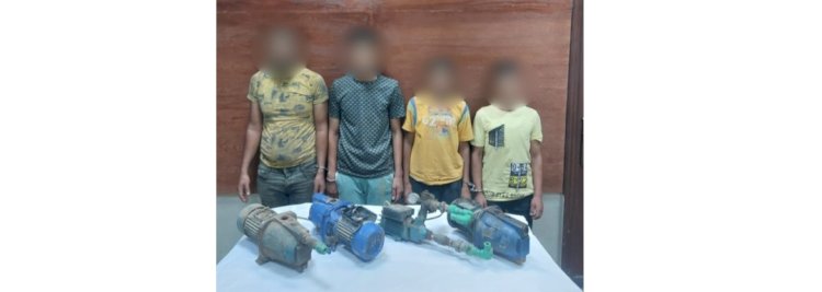 ضبط تشكيلات سرقة مواتير المياة والتليفونات والاجهزة الكهربائية بالقاهرة