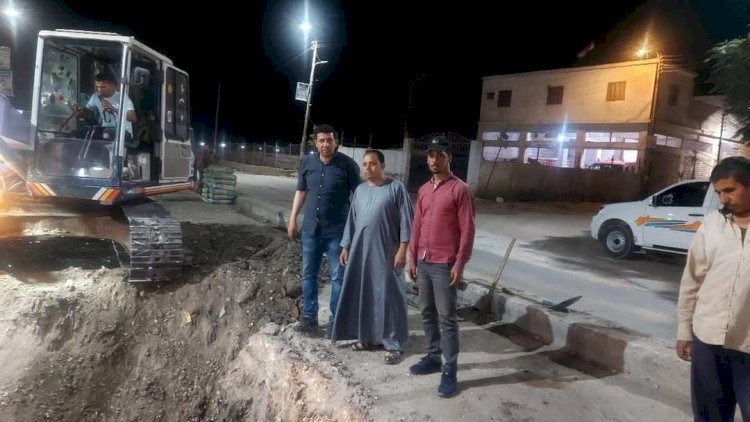 محافظ المنيا يوجه بسرعة الانتهاء من أعمال الصرف الصحي بشارع الصفصافة بسمالوط