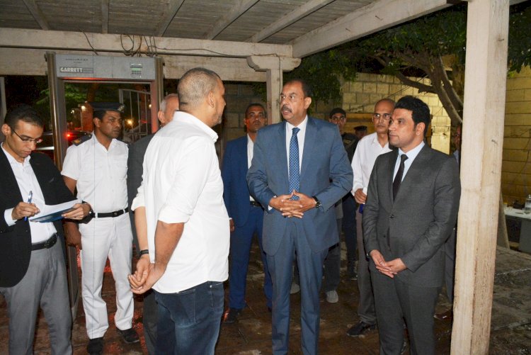 بعد وصوله سوهاج"أخميم"اولي الجولات الميدانية ل"تورالدين