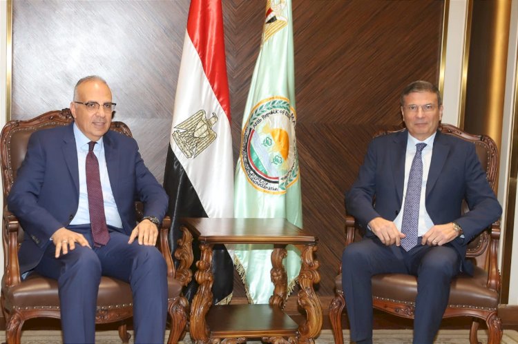 "فاروق"يستقبل وزير الري ورئيس جامعة سوهاج