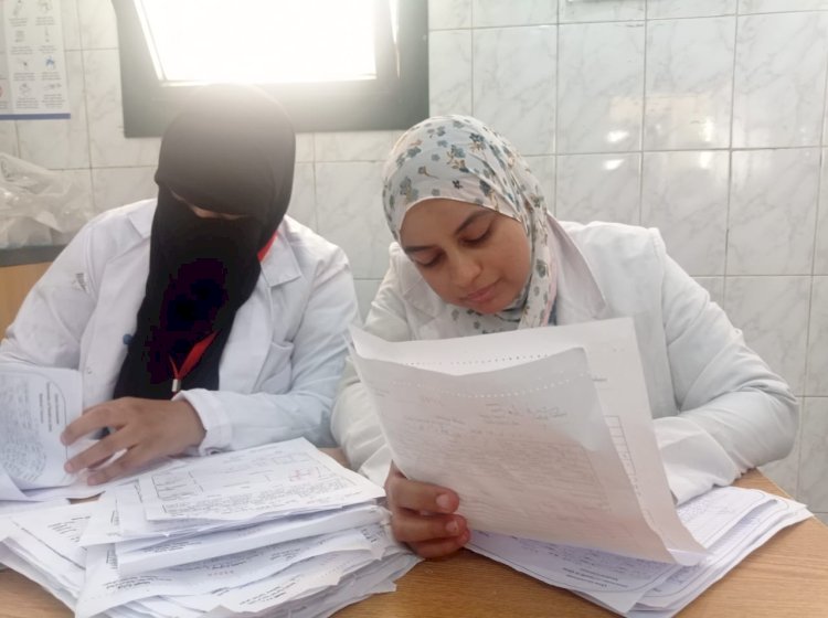 الكشف علي 706  مواطنا في قافله طبيه مجانية بقرية الحلفاية بحرى ضمن "حياة كريمة"