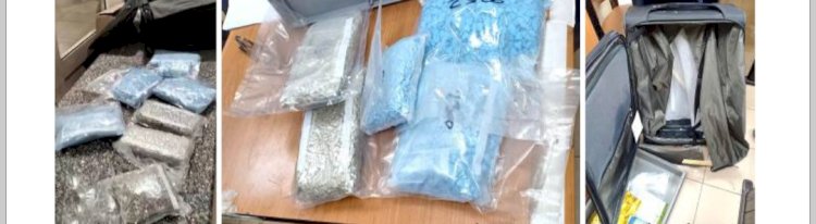 احباط محاولة تهريب اقراص مخدرة لداخل البلاد قيمتها"١٣"مليون جنيه