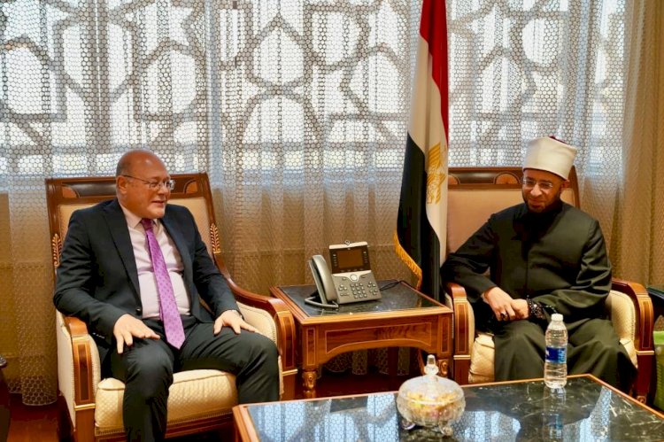 النعماني في ضيافة وزير الأوقاف لتهنئته بتوليه منصبه الجديد والأزهري يعد بزيارة قريبة لجامعة سوهاج