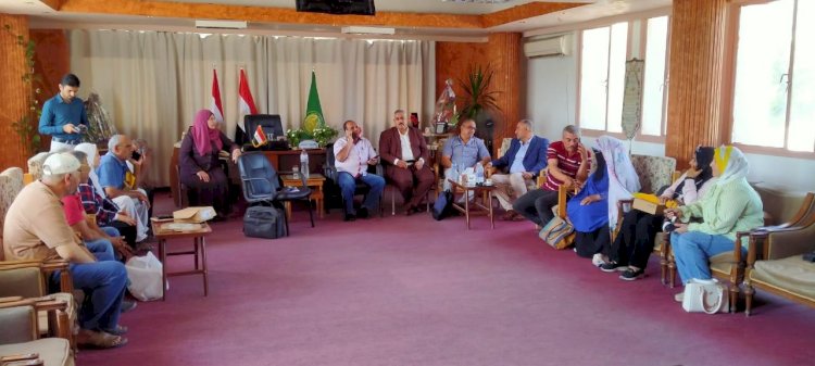 الزراعة تتابع منظومة حوكمة الاسمدة وكارت الفلاح بالاسماعيلية وشرق القناة