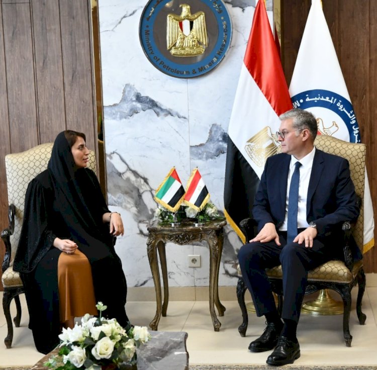 "بدوي والكعبي"يبحثان التعاون في مجالات البترول المختلفة