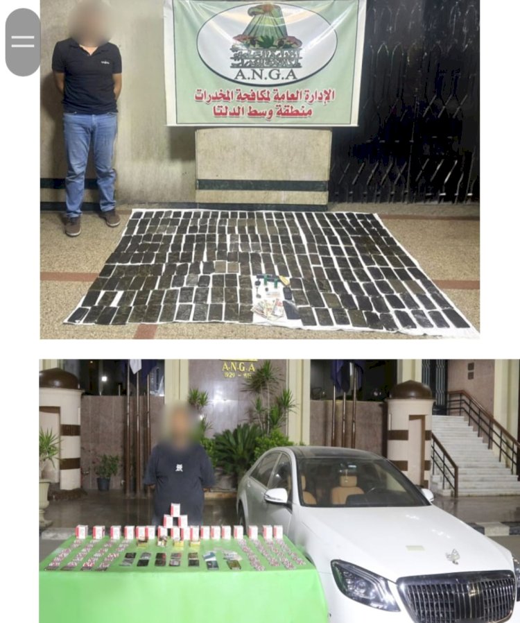 ضبط عنصرين إجراميين بالغربية والقاهرة بحوزتهما مخدرات بـ2,2 مليون جنيه