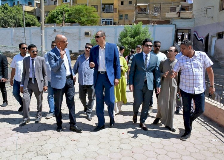 خلال جولته سراج يتفقد مركز شباب الري بحي غرب سوهاج