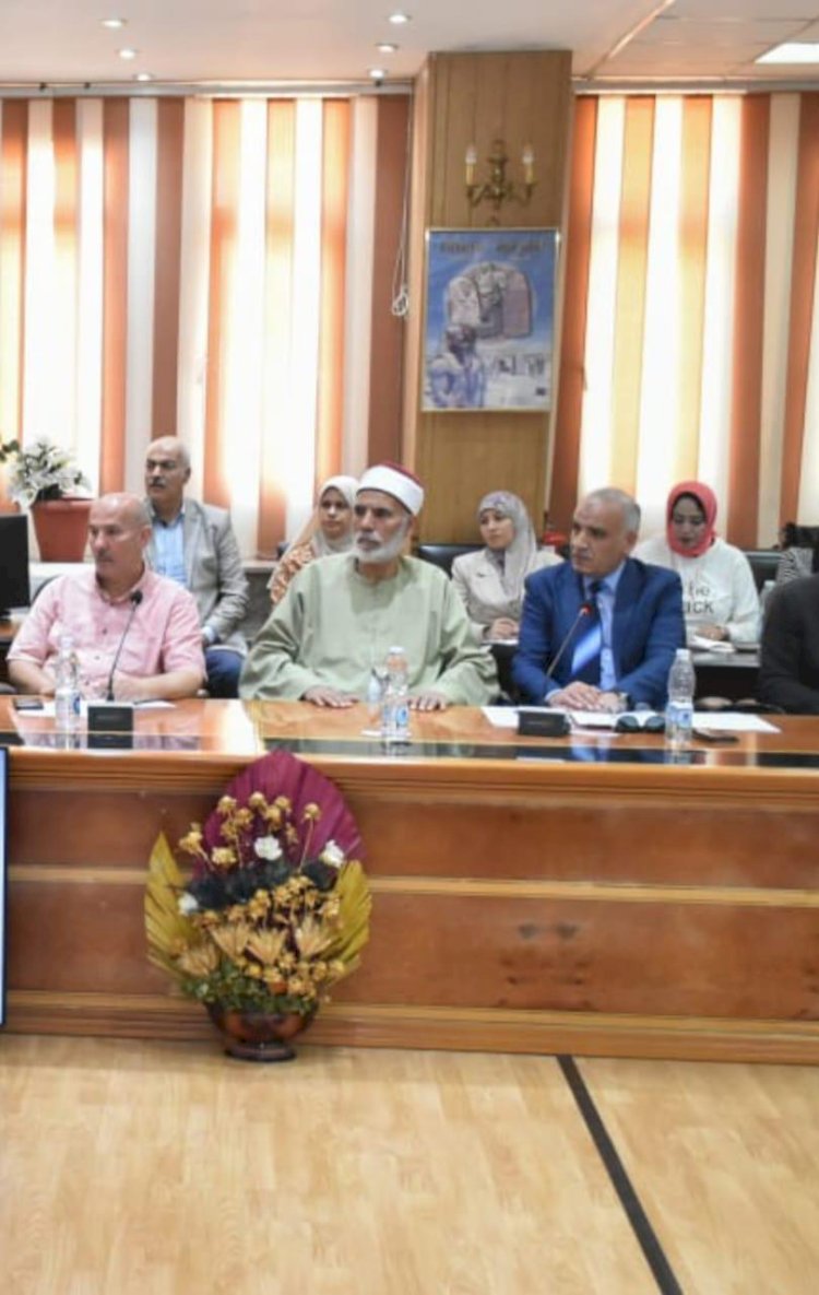 رئيس الارشاد الزراعي يشارك في اللقاء التوعوي حول تدوير منظومة قش الارز بالشرقية