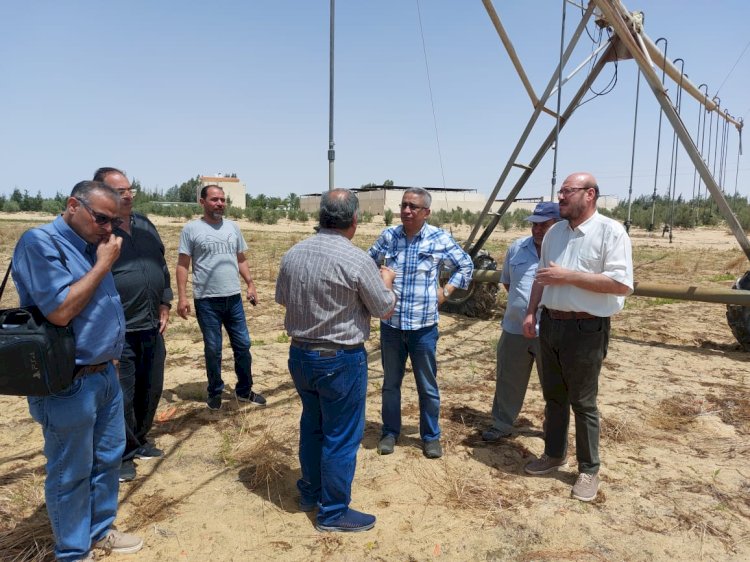 بحوث الصحراء يتابع المحطات البحثية بسيناء