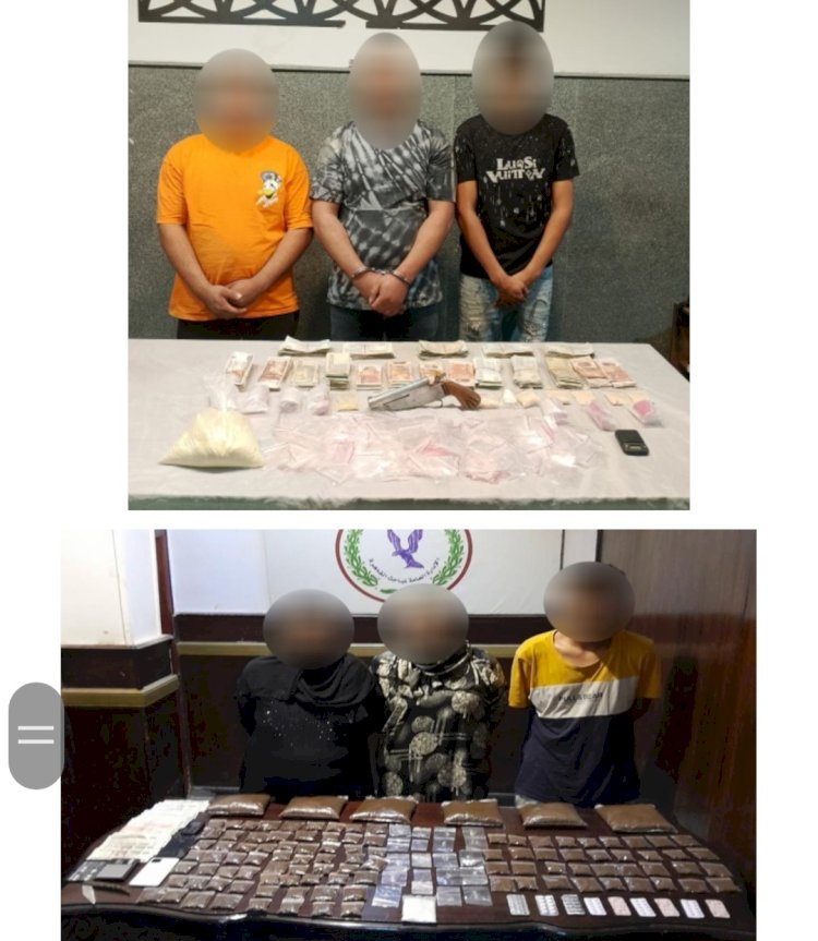 ضبط تجارالا سلحة والمخدرات بالقاهرة