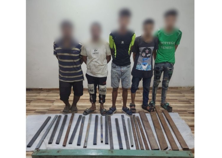 الداخلية تكشف فيديو سرقة سور احد الكباري بالقليوبية