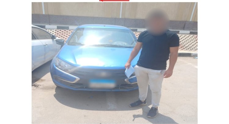 ضبط قائدسيارة طمس اللوحات المعدنية بالقاهرة