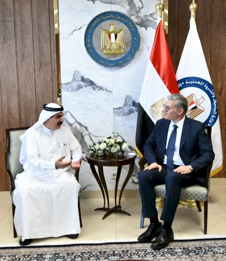 "بدوي"عقد لقاءات ثنائية مع شركات دراجون اويل ودانة غاز وميدتيرا ونافتوجاز لبحث زيادة الانتاج