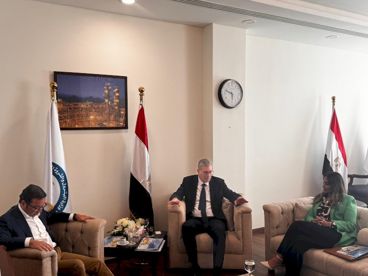 بدوي يبحث مع تشارد كابيتال الانجليزية اقامة مجمع البتركيماويات بالعلمين