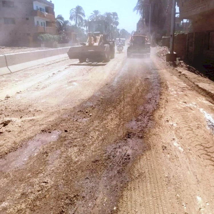 تمهيد وتسوية الطرق بطما بسوهاج