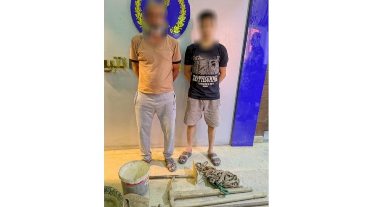 ضبط متهمين لقيامهما بالتنقيب عن الاثار بالقاهمرة