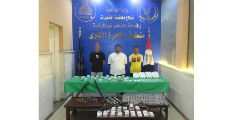 القبض علي تشكيل عصابي تخصص مواد مخدرة بالقليوبية