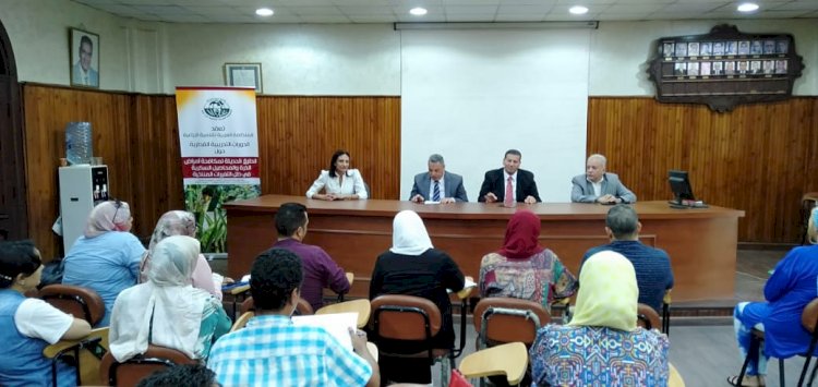 "الدخيري وابو رحاب "يفتتحان دورة تدريبية عن أمراض الذرة والمحاصيل السكرية