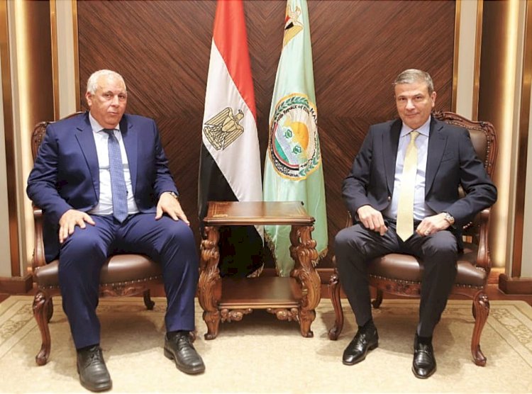 "فاروق والزملوط "يتابعان ملفات التعاون المشترك بالوادي الجديد