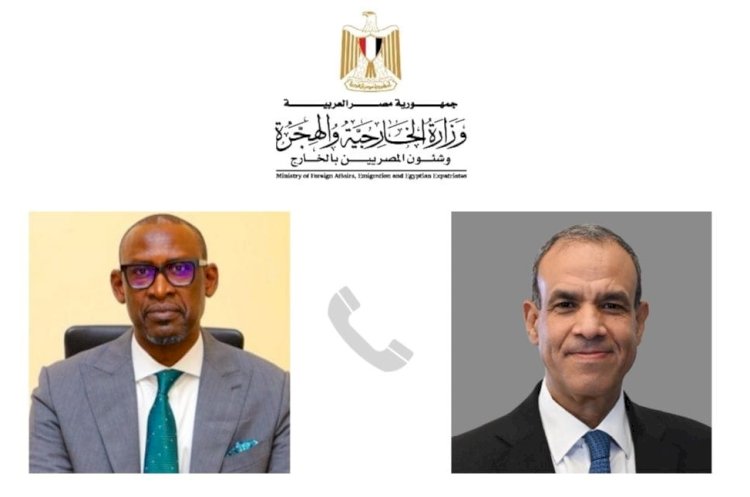 وزير الخارجية والهجرة وشئون المصريين بالخارج يجري اتصالاً هاتفياً مع وزير خارجية مالي