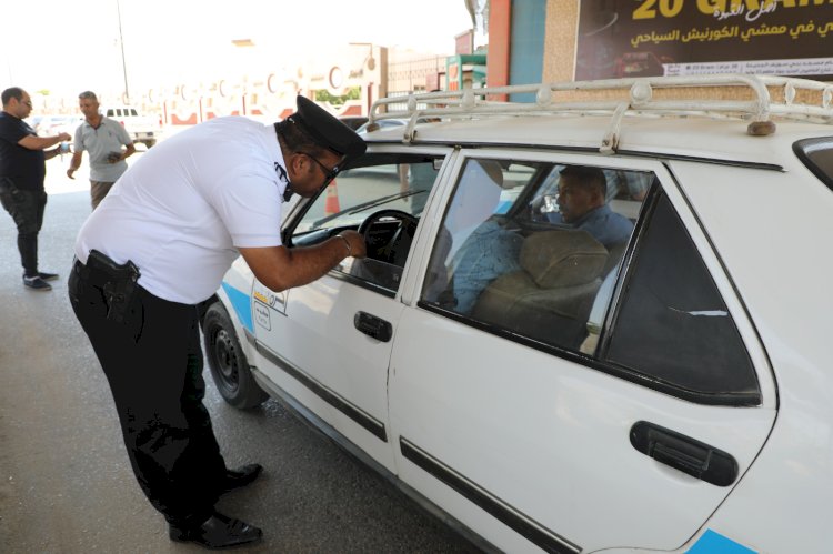 حملات مرورية مكبرة ببني سويف لتطبيق القانون حيال شكاوى المواطنين من  سائقي التاكسي بتعريفة الركوب