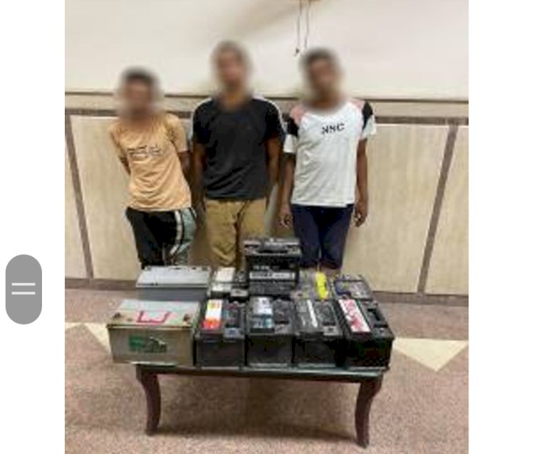 ضبط تشكيلات السرقات بالمنيا والاسكندرية