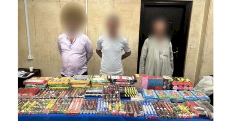 ضبط ٥ الاف قطعة العاب نارية بالقاهرة