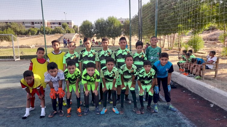 دورى البراعم للاعبى اكاديمية ملعب برشلونه بالألومنيوم بنجع حمادى