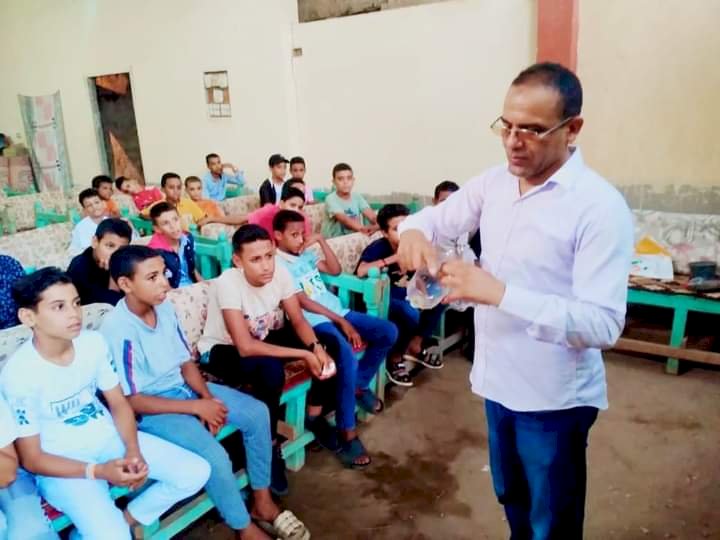 تنمية القيم البيئية بدندرة "مبادرة بيئية" لمركز دندرة الثقافى بمدينة قنا