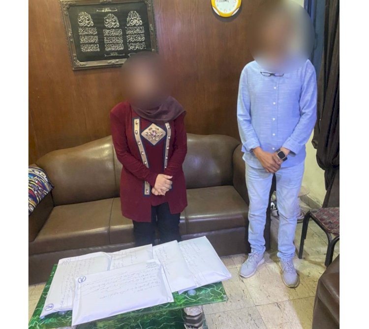 القبض علي مالك شركة لالحاق العمالة بالخارج بدون ترخيص وربة منزل لقيامهم بالصب علي المواطنين