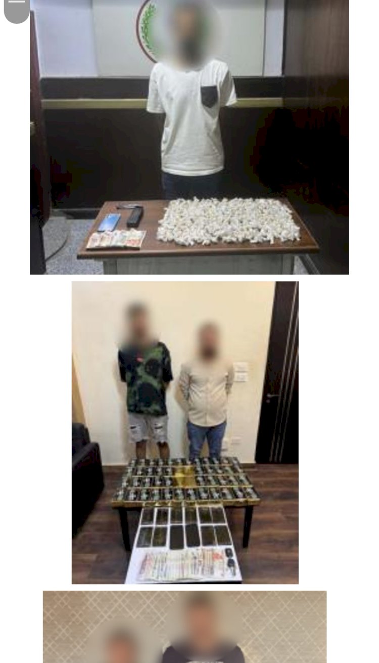 سقوط تجار المخدرات والاسلحة بالقاهرة