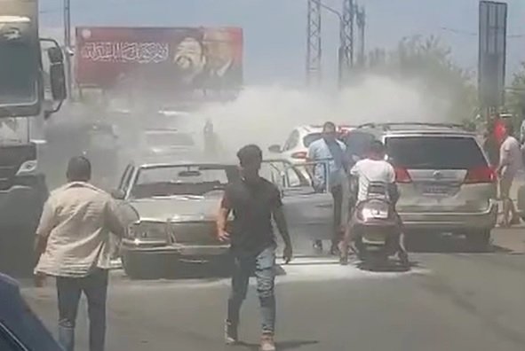 مسيرة إسرائيلية تفجر سيارة في عمق الجنوب اللبناني