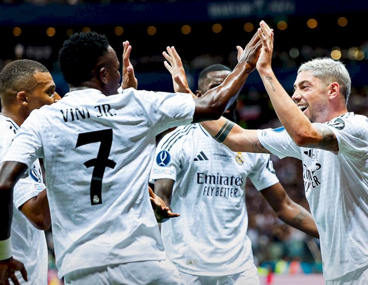 ريال مدريد بطلا للسوبر الأوروبي للمرة السادسة في تاريخه بعد الفوز علي اتلانتا