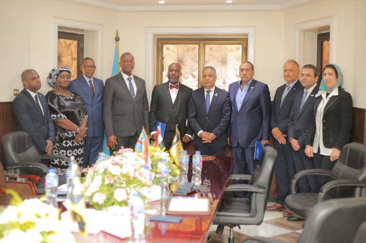 تعاون بين المصريين الافارقة وغرفة الصناعة والتجارة بالكونغو