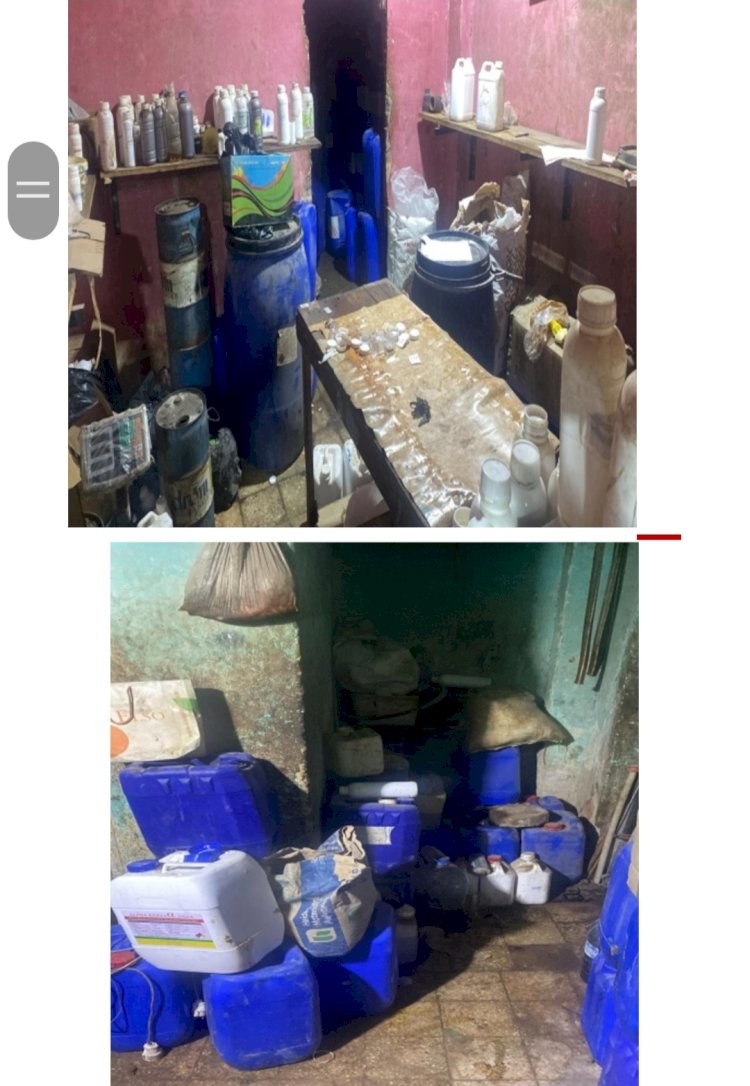 ضبط صاحب مصنع وعامل لقيامهما بتصنيع مستحضرات الغسيل بدون  ترخيص بالقاهرة