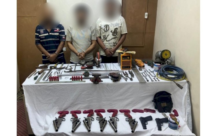 ضبط ورشة لتصنيع الاسلحة بالقليوبية