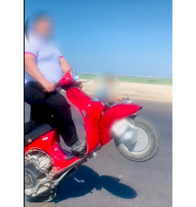 القبض علي قائد دراجة الحركات الاستعراضية ببورسعيد