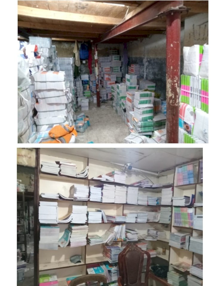 ضبط مكتبة ومخزن بداخلهما ٤ ألاف نسخة كتب دراسية بدون ترخيص بالدقهلية