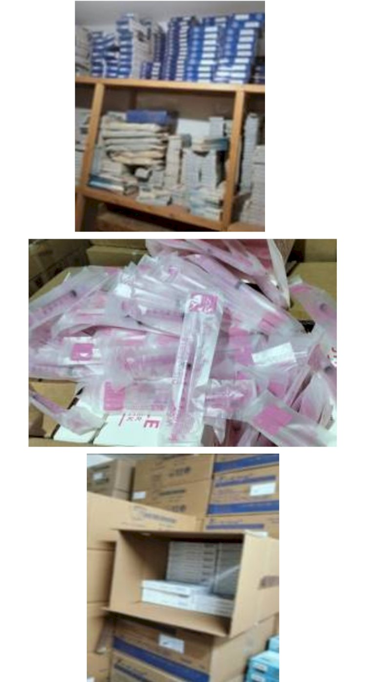 ضبط مستلزمات طبية مجهولة المصدر بالقاهرة